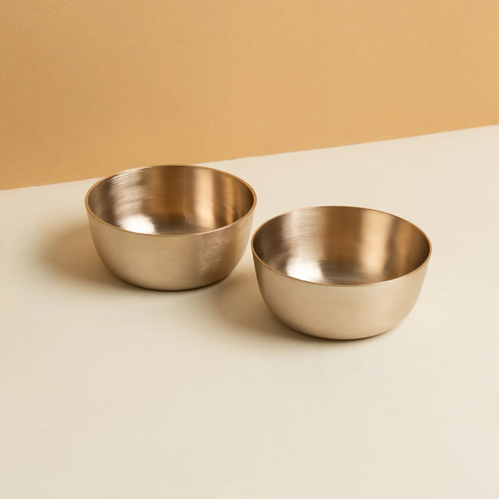 Kansa Katori Medium — 2 Piece — Brushed